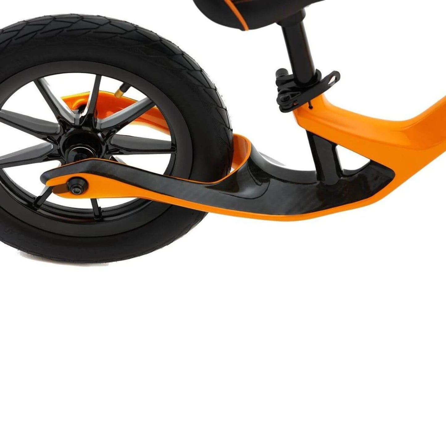 McLaren Carbon Fiber Balance Bike Orange - Detail