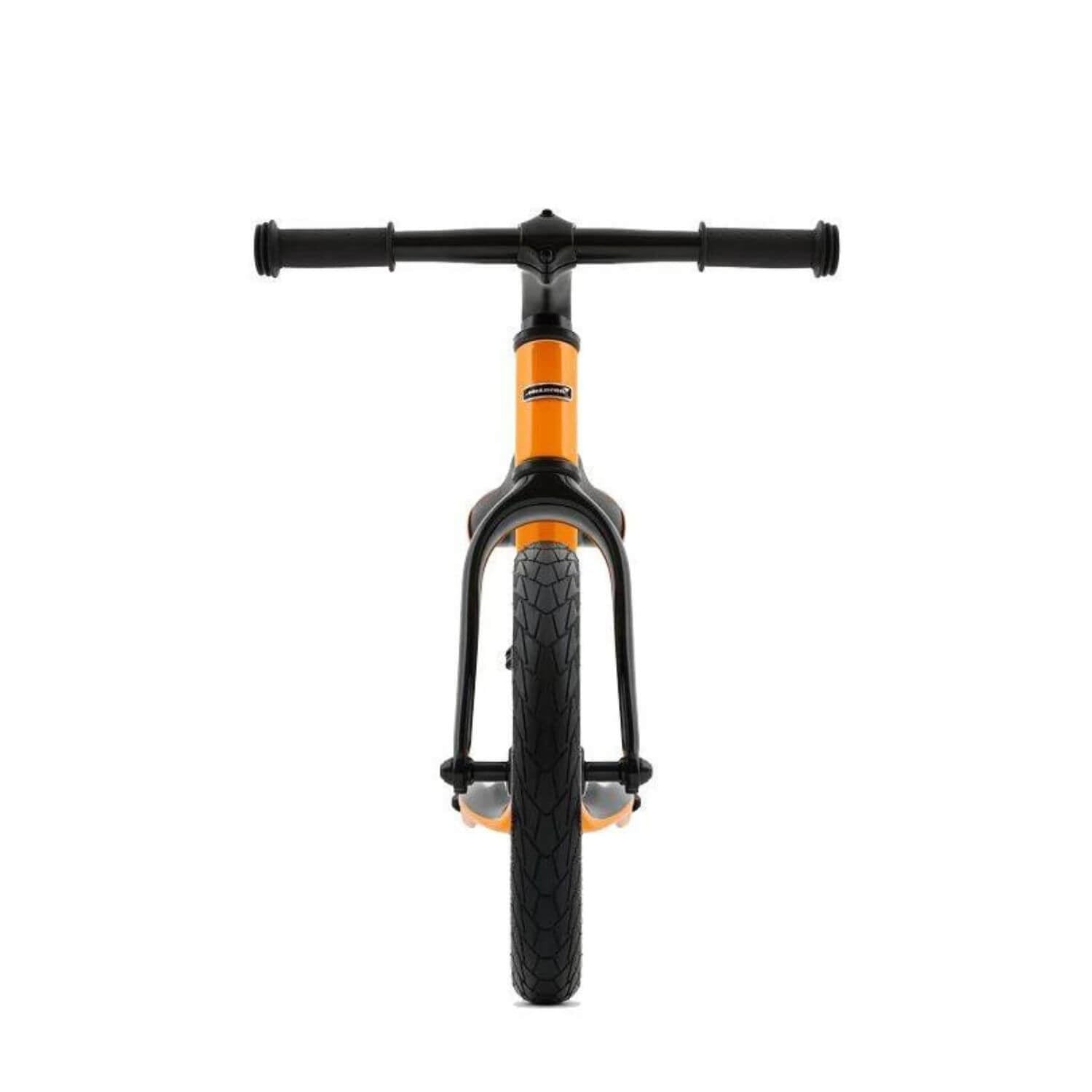 McLaren Carbon Fiber Balance Bike Orange - Front View