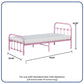 Busy Kids Furniture Melissa Twin Bed Pink