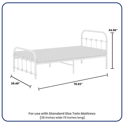 Busy Kids Furniture Melissa Twin Bed White
