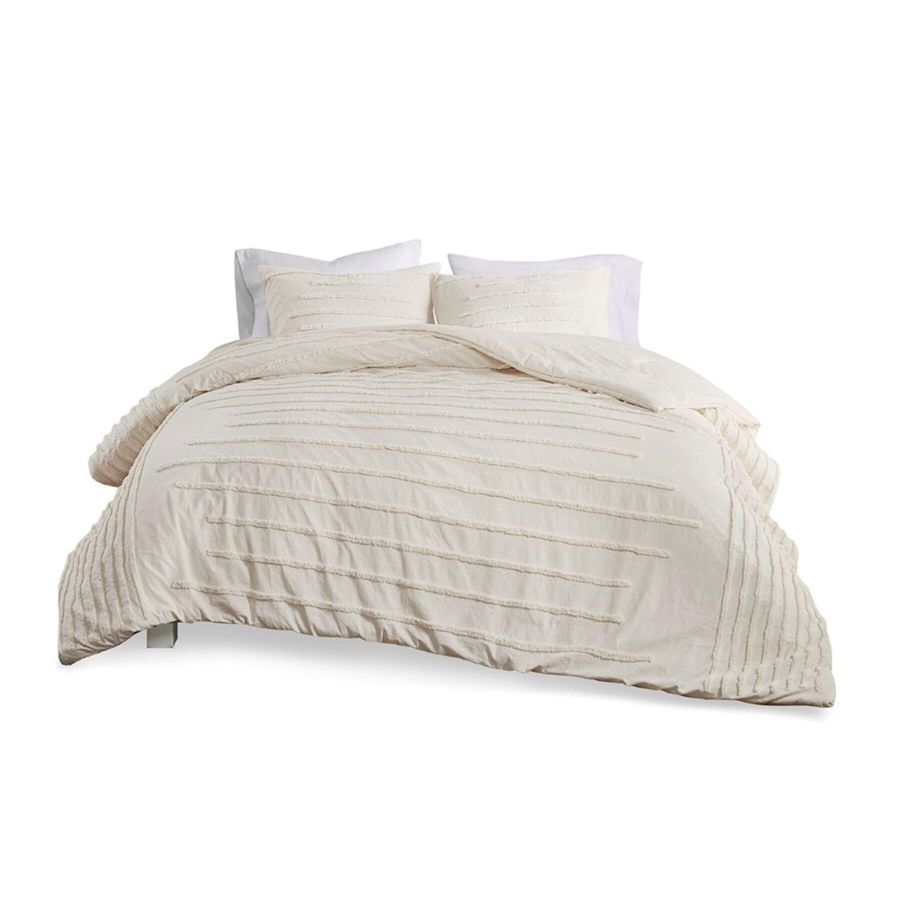 Mercer 3 Piece Cotton Chenille Comforter Set