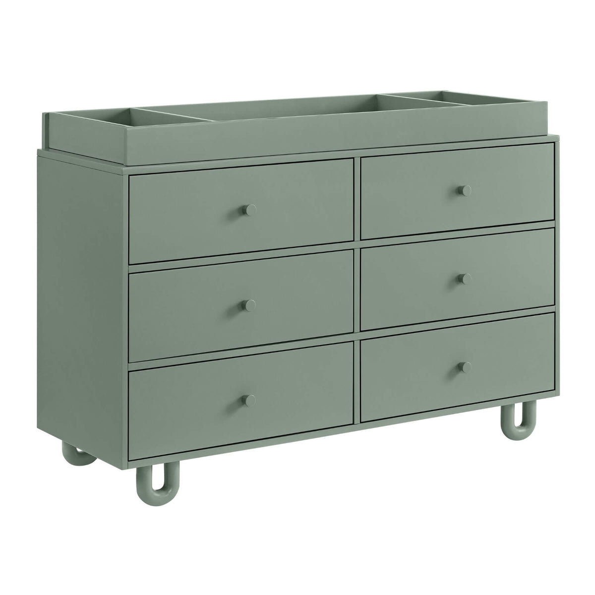 Soho Baby Meridian Dresser with Changing Topper - Olive Green