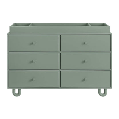 Soho Baby Meridian Dresser with Changing Topper - Olive Green