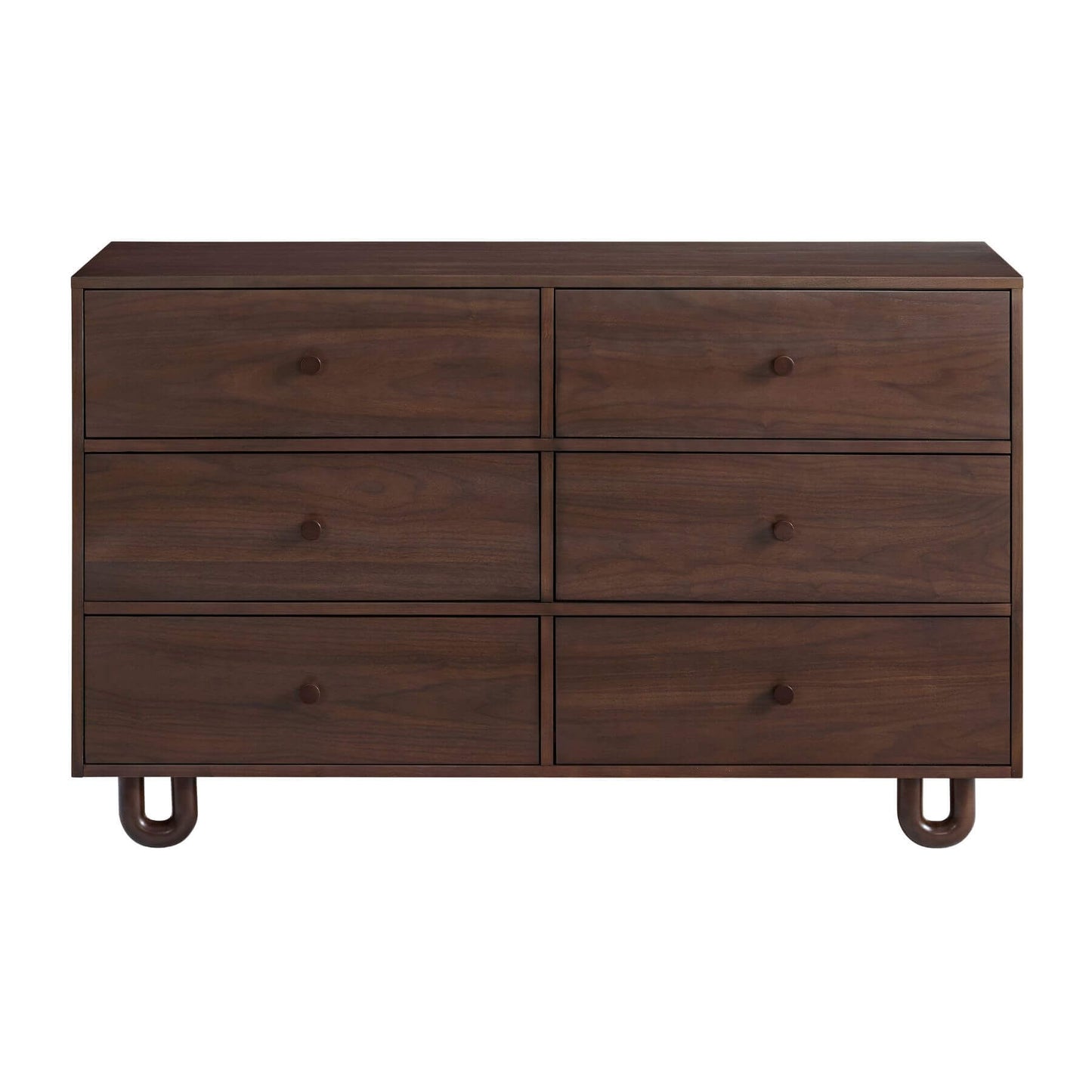 Soho Baby Meridian 6 Drawer Dresser - Cognac