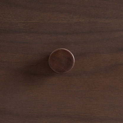 Close-up of Soho Baby Meridian 6 Drawer Dresser - Cognac