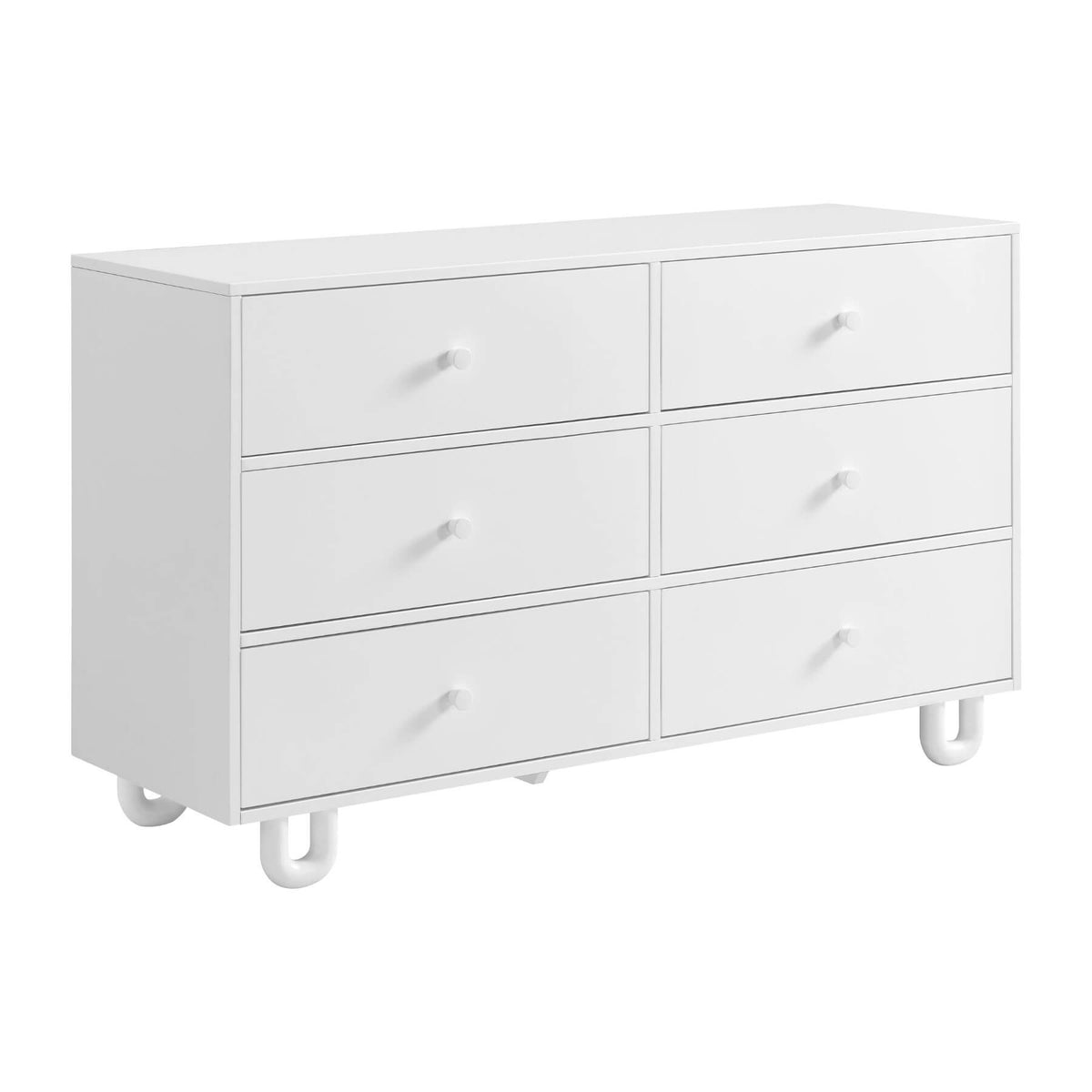 Soho Baby Meridian 6 Drawer Dresser - White