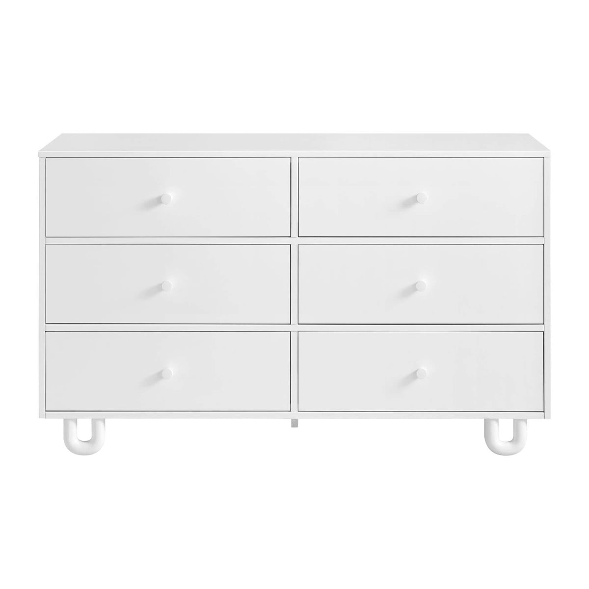 Soho Baby Meridian 6 Drawer Dresser - White