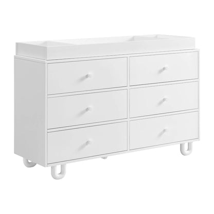 Soho Baby Meridian Dresser with Changing Topper - White