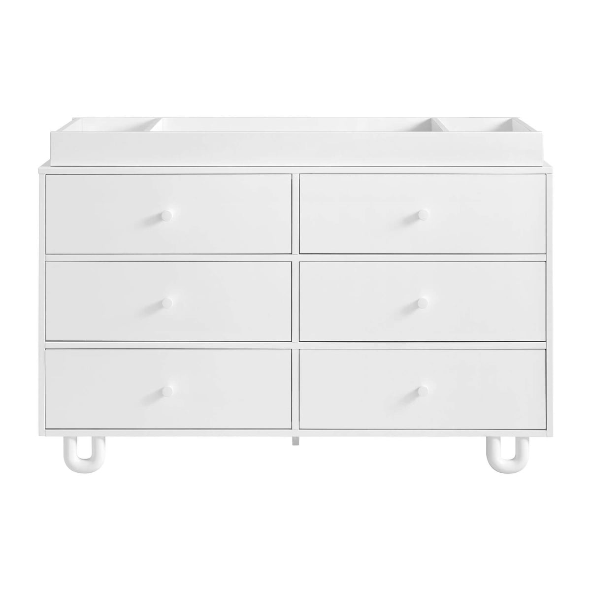 Soho Baby Meridian Dresser with Changing Topper - White