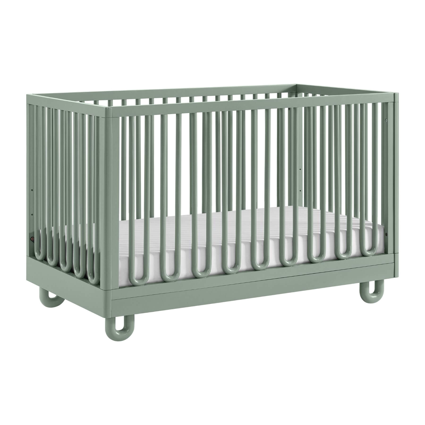 Soho Baby Meridian Island Crib - Olive Green