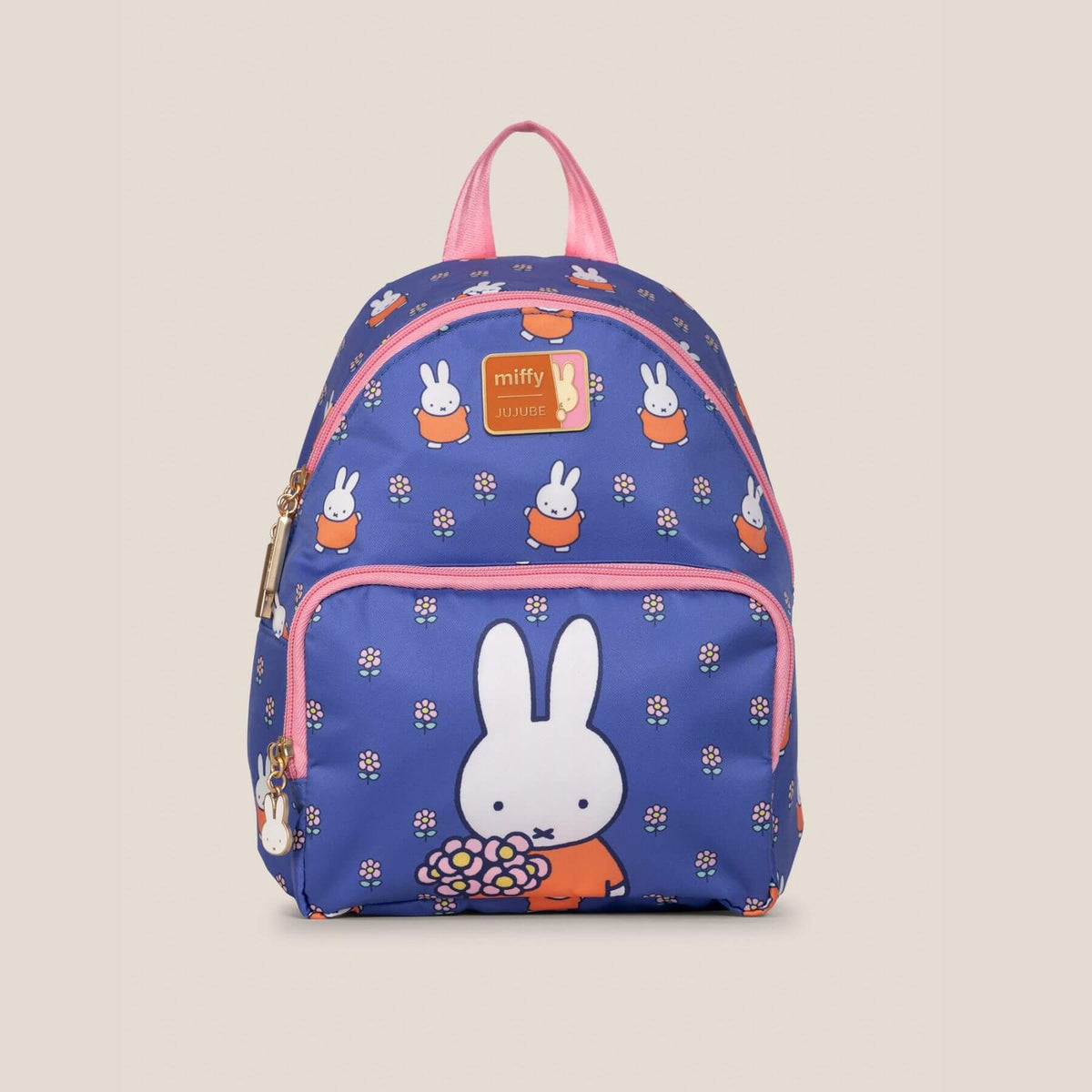 Miffy Flower Fields Everyday Mini Backpack - Blue & Orange