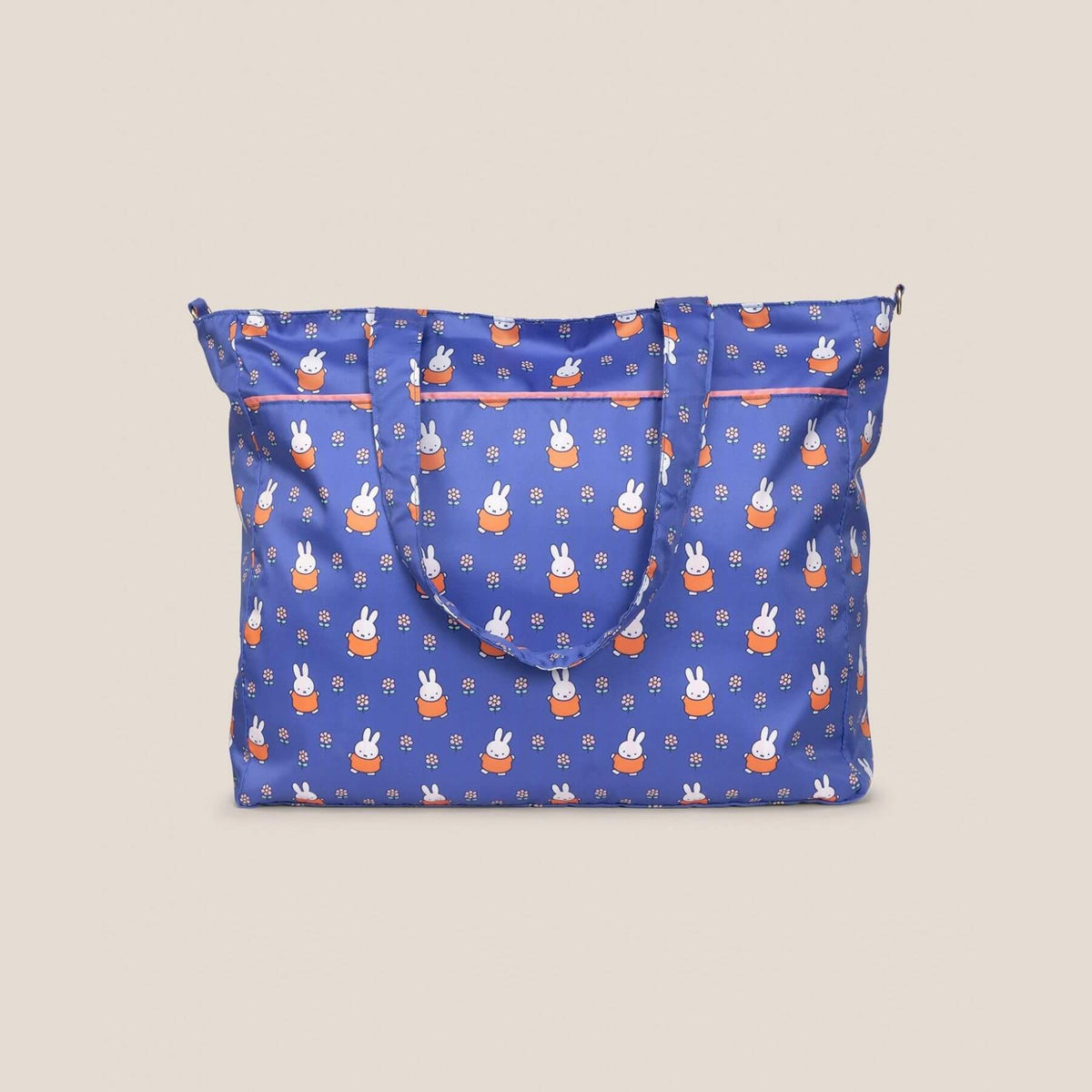 Miffy Flower Fields Super Be large Diaper Bag Duffel - Blue & Orange