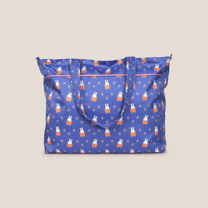 Miffy Flower Fields Super Be large Diaper Bag Duffel - Blue & Orange