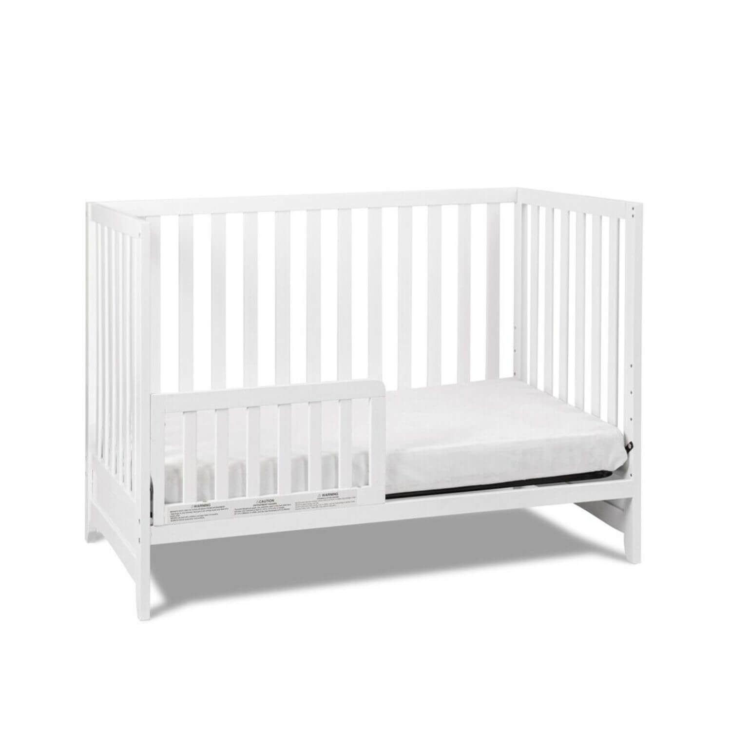 AFG Mila 3-in-1 convertible crib with Drawer White