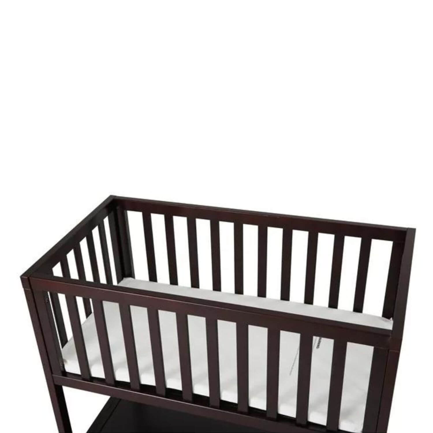 AFG Mila Wooden Portable Bassinet with Mattress Pad Espresso