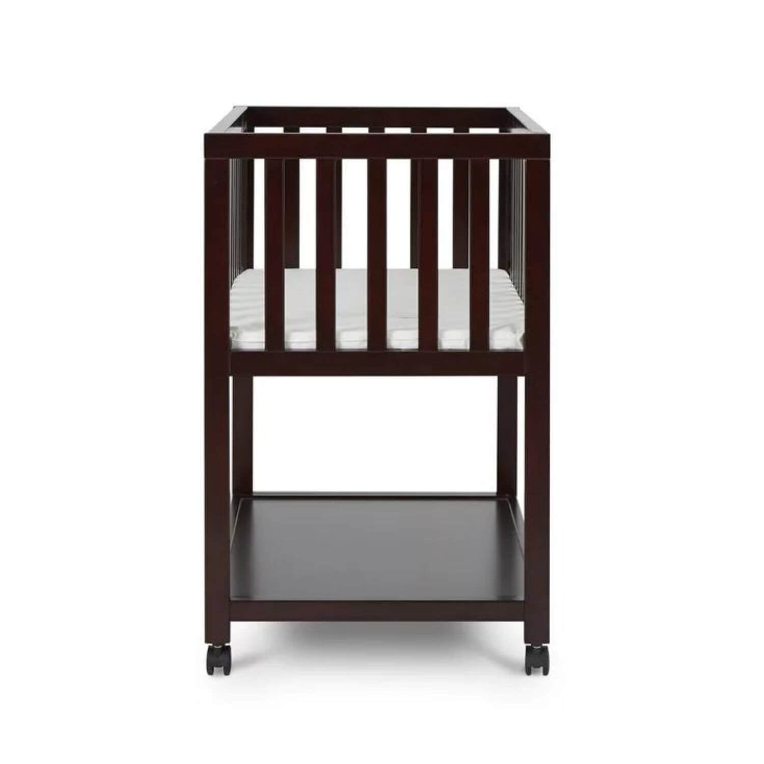 AFG Mila Wooden Portable Bassinet with Mattress Pad Espresso