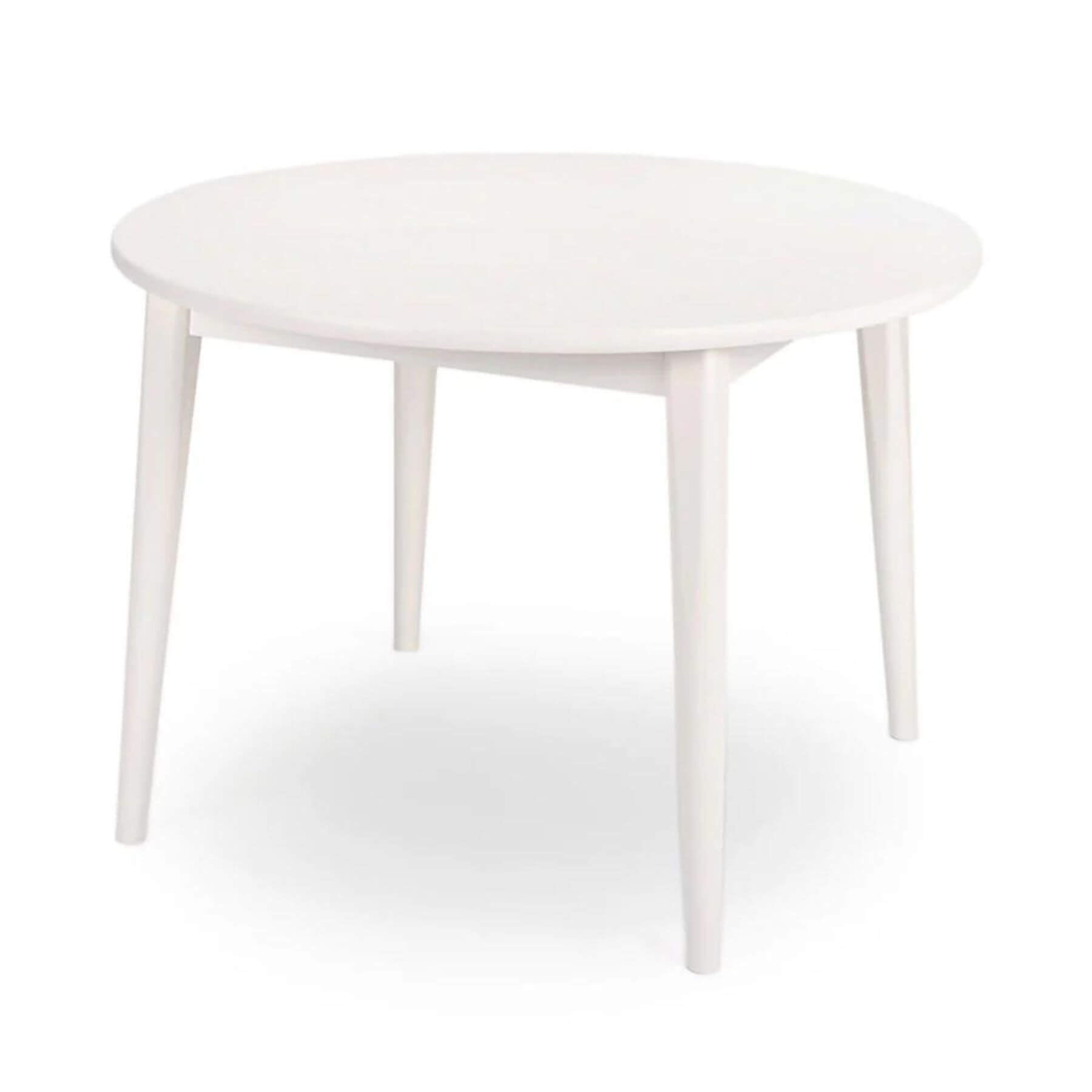 Milton & Goose Crescent Table, Round, White