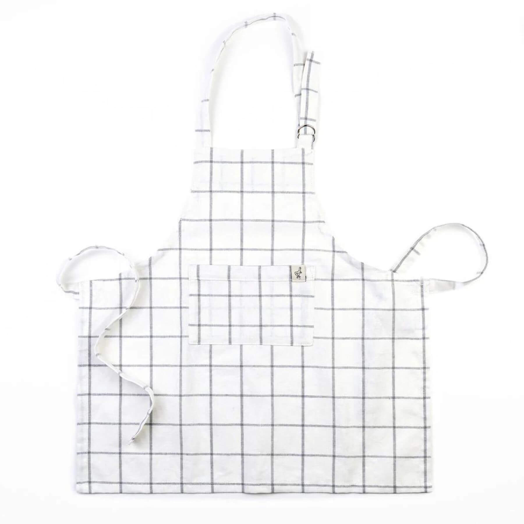 Milton & Goose Kid's Apron Gray