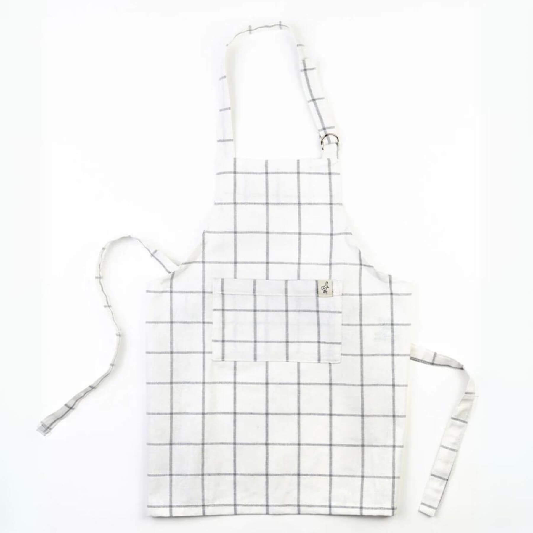 Milton & Goose Kid's Apron Gray