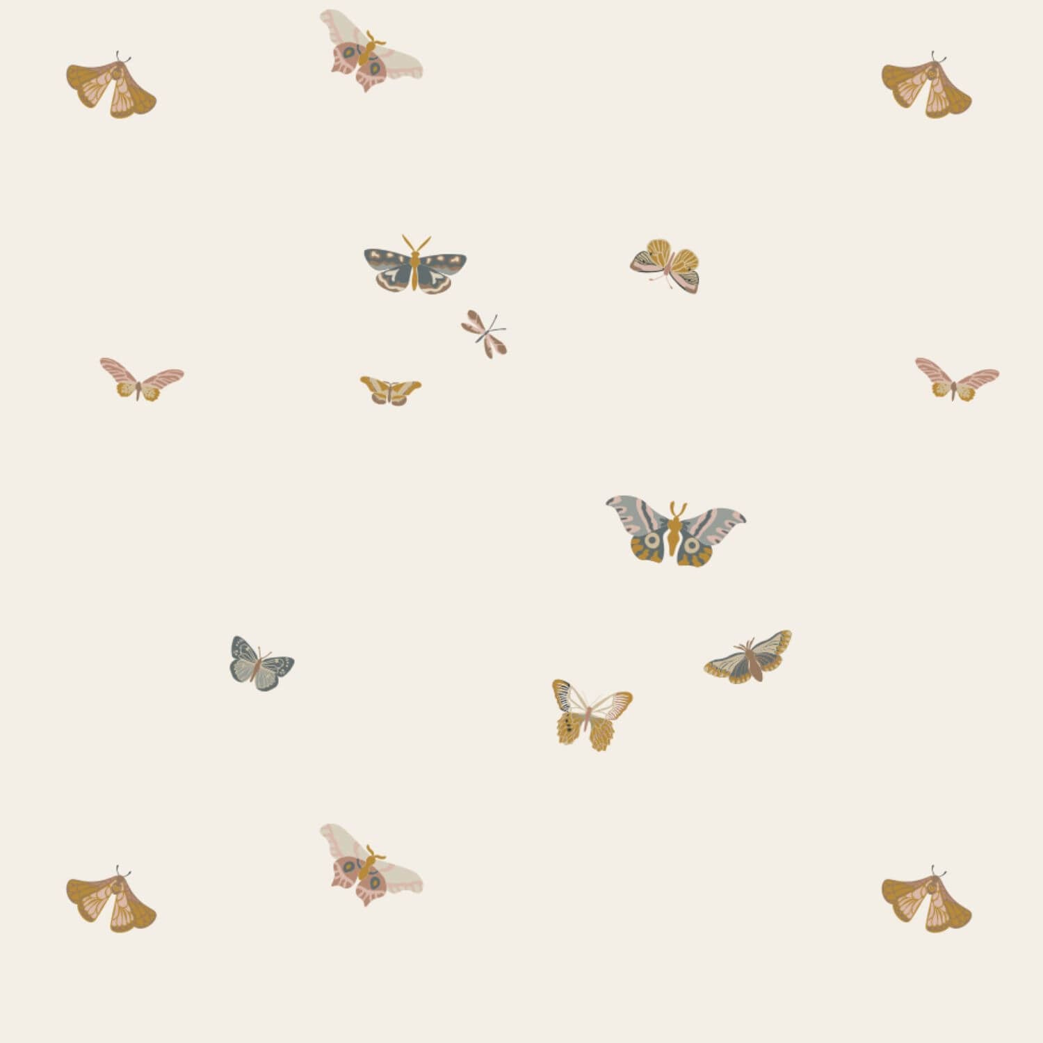 Close-up of Saranoni Minky Stretch Luxe Crib Sheet Butterfly