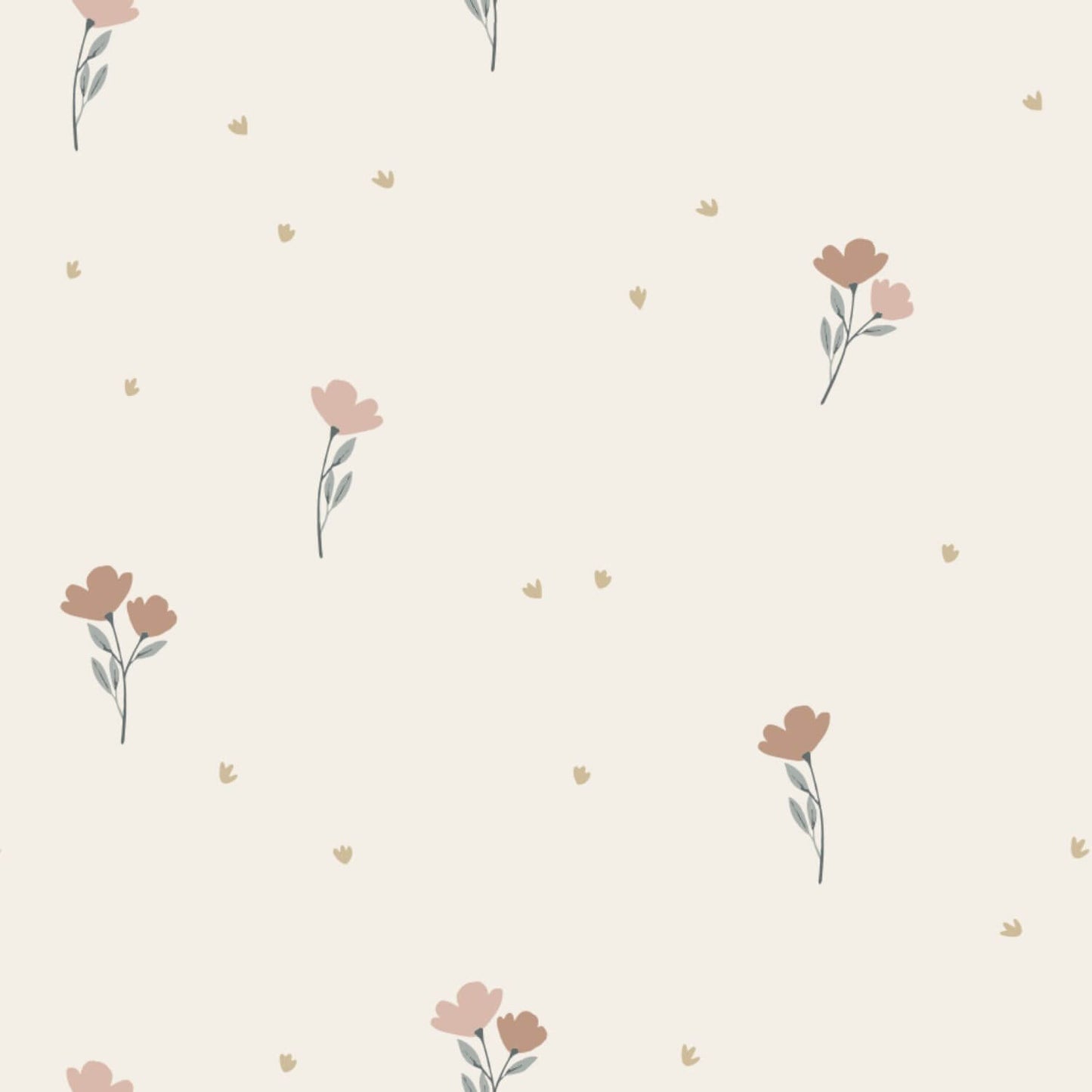 Close-up of Saranoni Minky Stretch Luxe Crib Sheet Floral