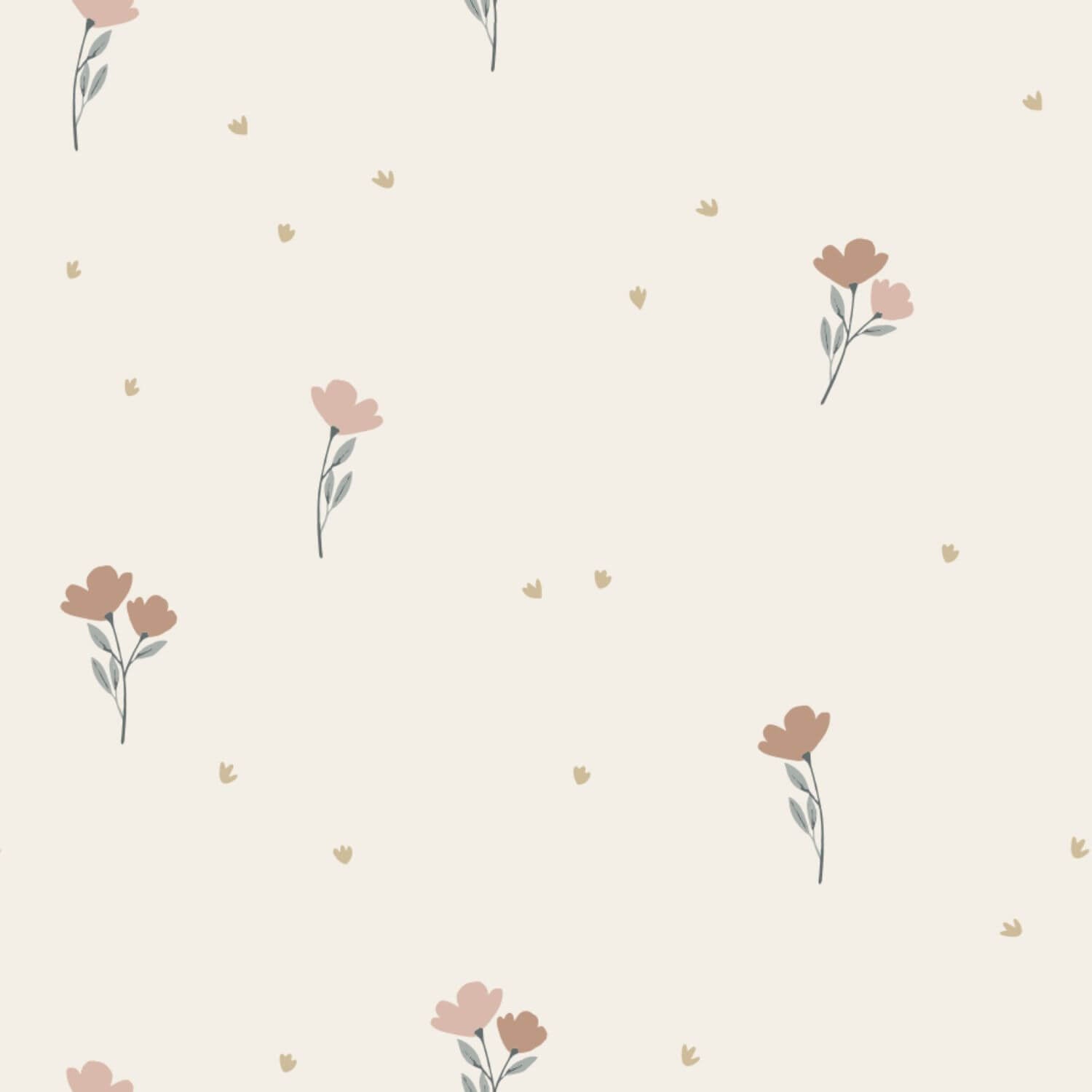 Close-up of Saranoni Minky Stretch Luxe Crib Sheet Floral