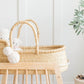 Modern Rocking Moses Bassinet Stand with Bassinet
