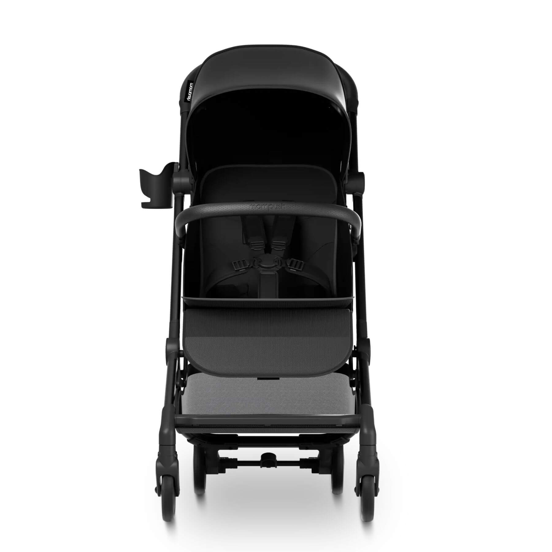 Front View of Mompush Velo Black
