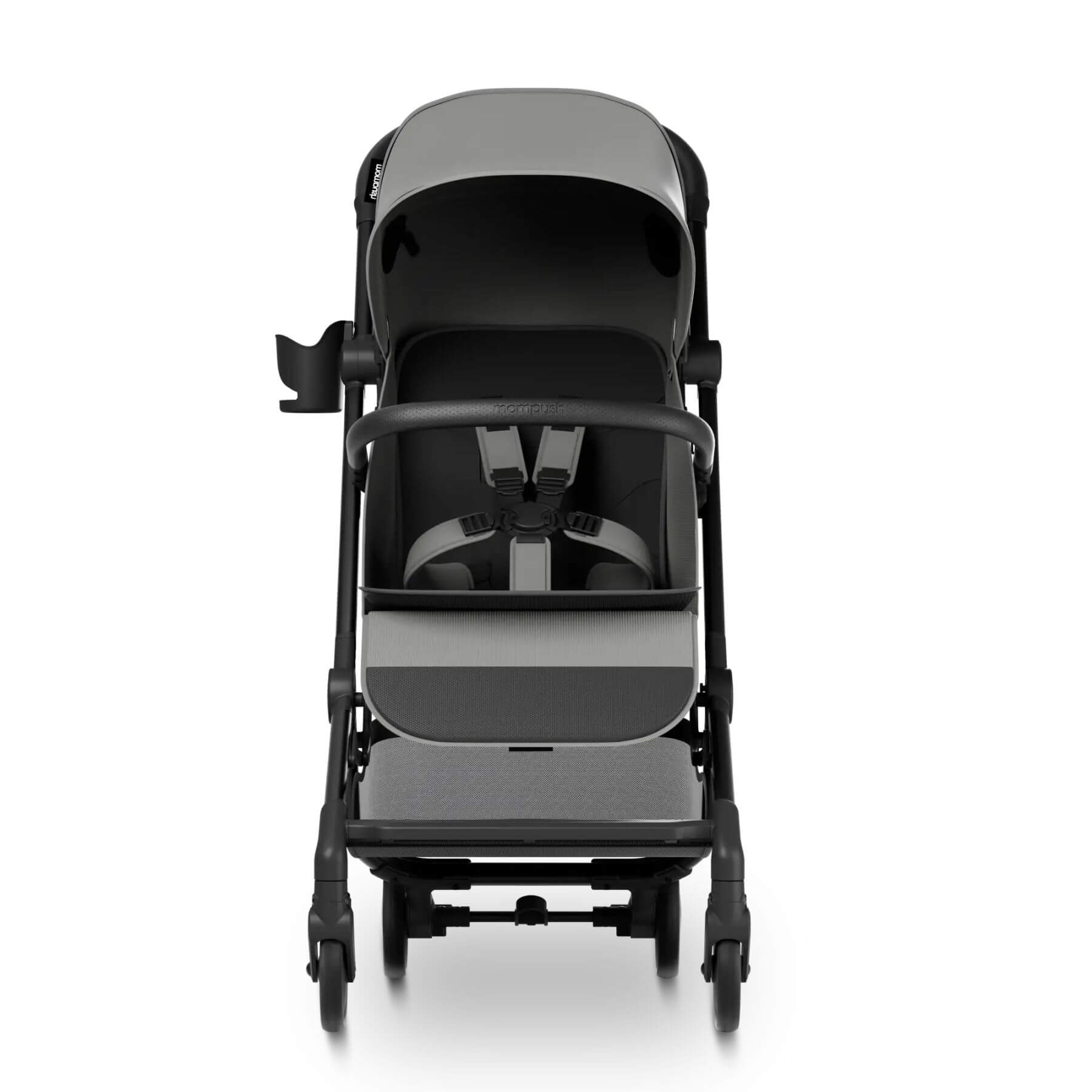 Front View of Mompush Velo Gray