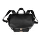 Top View of Luli Bebé Monaco Diaper Bag | Ebony Black