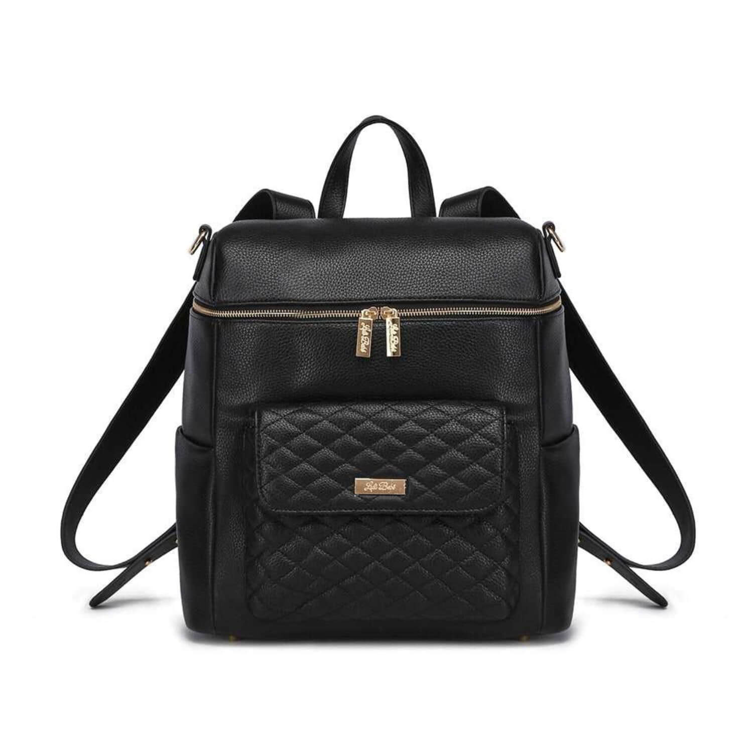 Luli Bebé Monaco Diaper Bag | Ebony Black