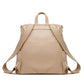 Back View of Luli Bebé Monaco Diaper Bag | Latte Brown