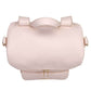 Top View of Luli Bebé Monaco Diaper Bag | Pastel Pink