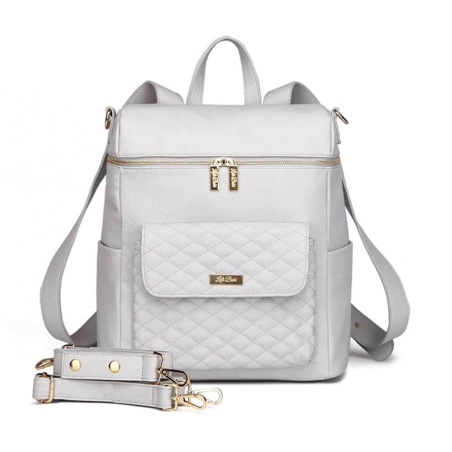 Luli Bebé Monaco Diaper Bag | Stone Grey