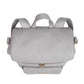 Top View of Luli Bebé Monaco Diaper Bag | Stone Grey