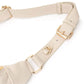 Strap of Luli Bebé Monaco Sling Bag | Pearl White