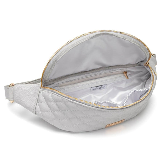 Luli Bebé Monaco Sling Bag | Stone Grey