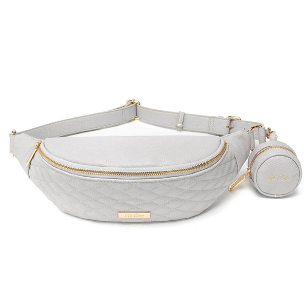 Luli Bebé Monaco Sling Bag | Stone Grey