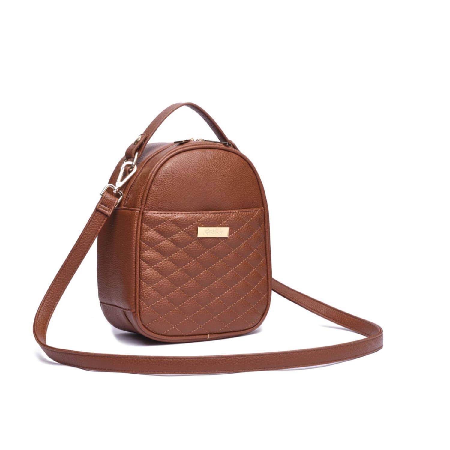 Luli Bebé Monaco Snack Bag | Caramel Brown