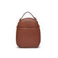 Back View of Luli Bebé Monaco Snack Bag | Caramel Brown