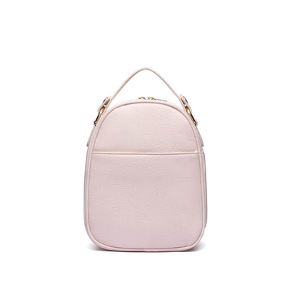 Back View of Luli Bebé Monaco Snack Bag | Pastel Pink