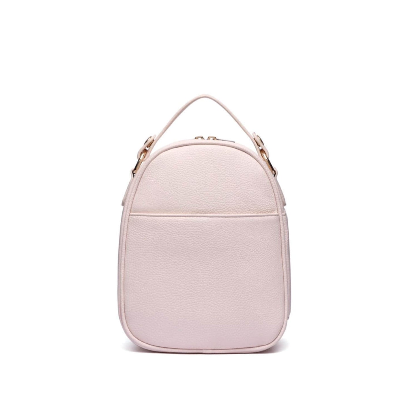 Back View of Luli Bebé Monaco Snack Bag | Pastel Pink