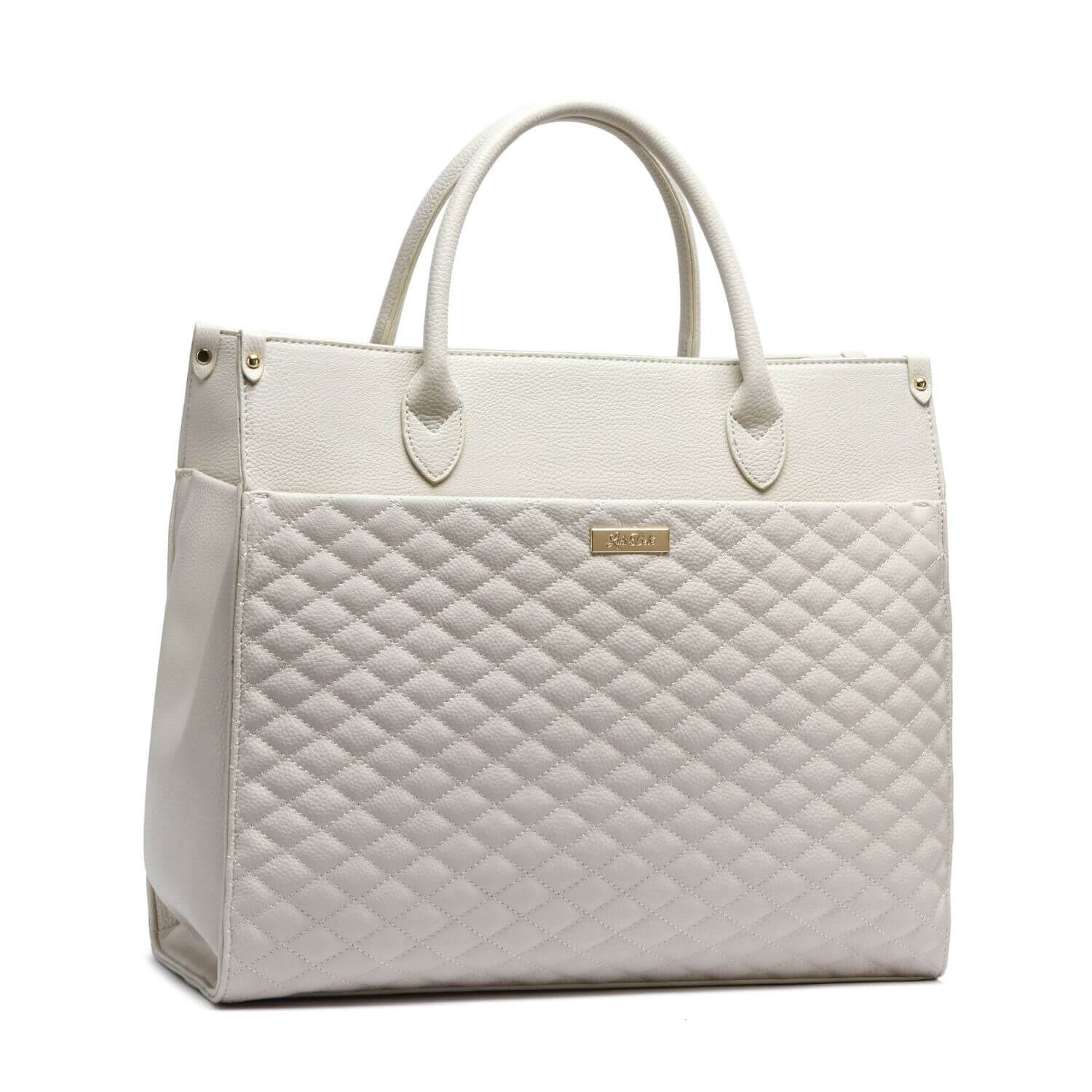 Luli Bebé Monaco Tote Bag | Pearl White