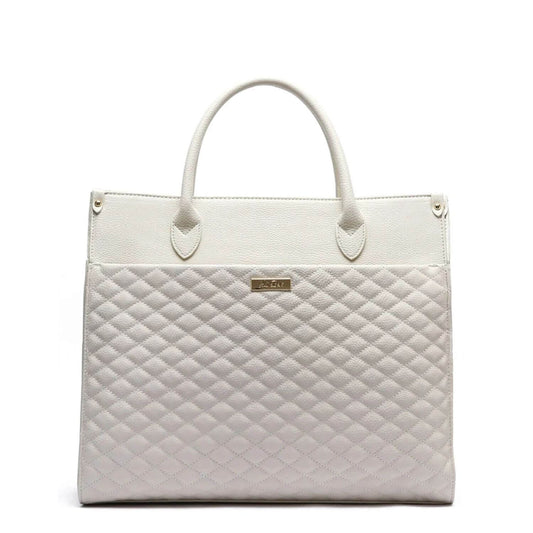 Luli Bebé Monaco Tote Bag | Pearl White
