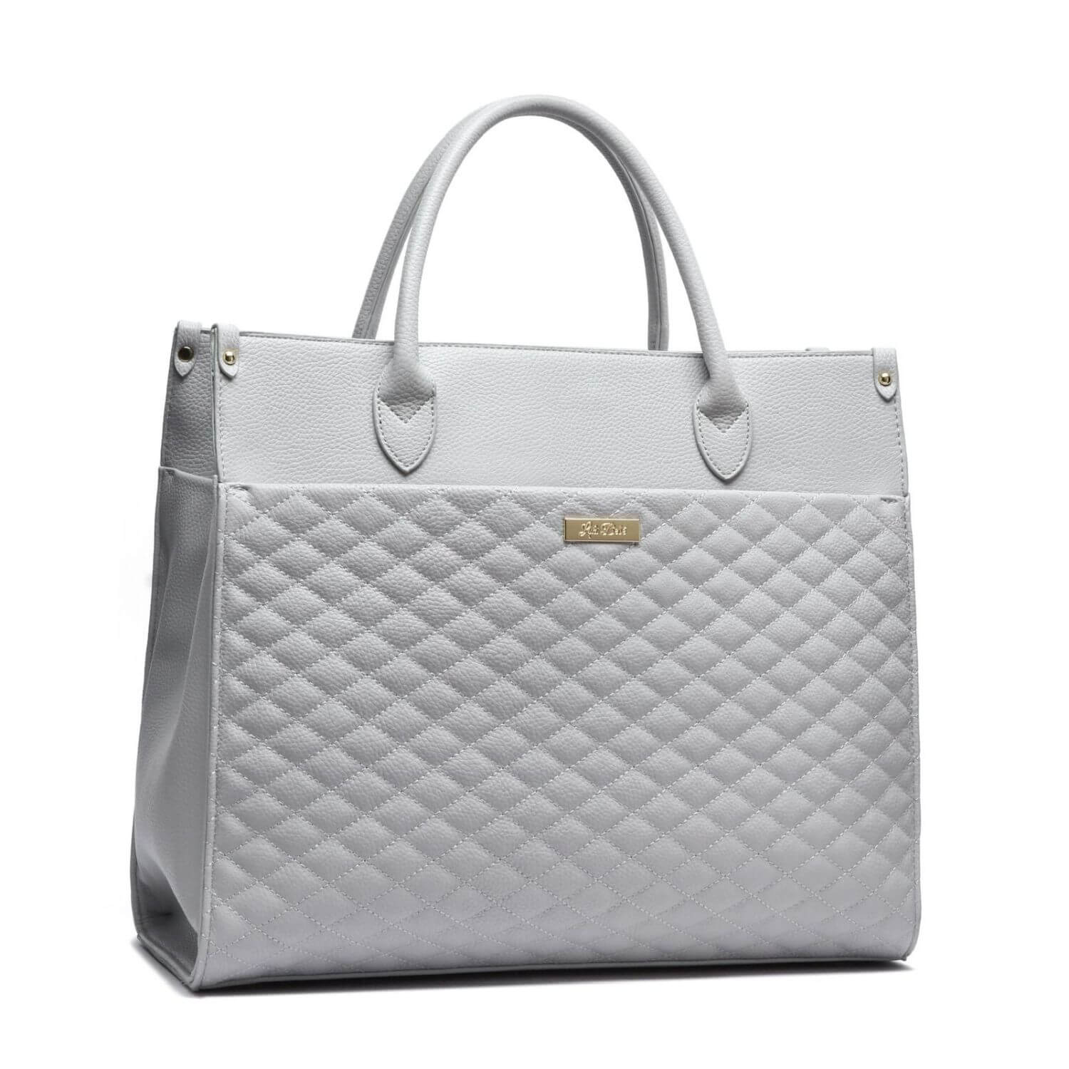Luli Bebé Monaco Tote Bag | Stone Grey