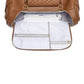 Detail View of Luli Bebé Monaco Travel Bag | Caramel Brown