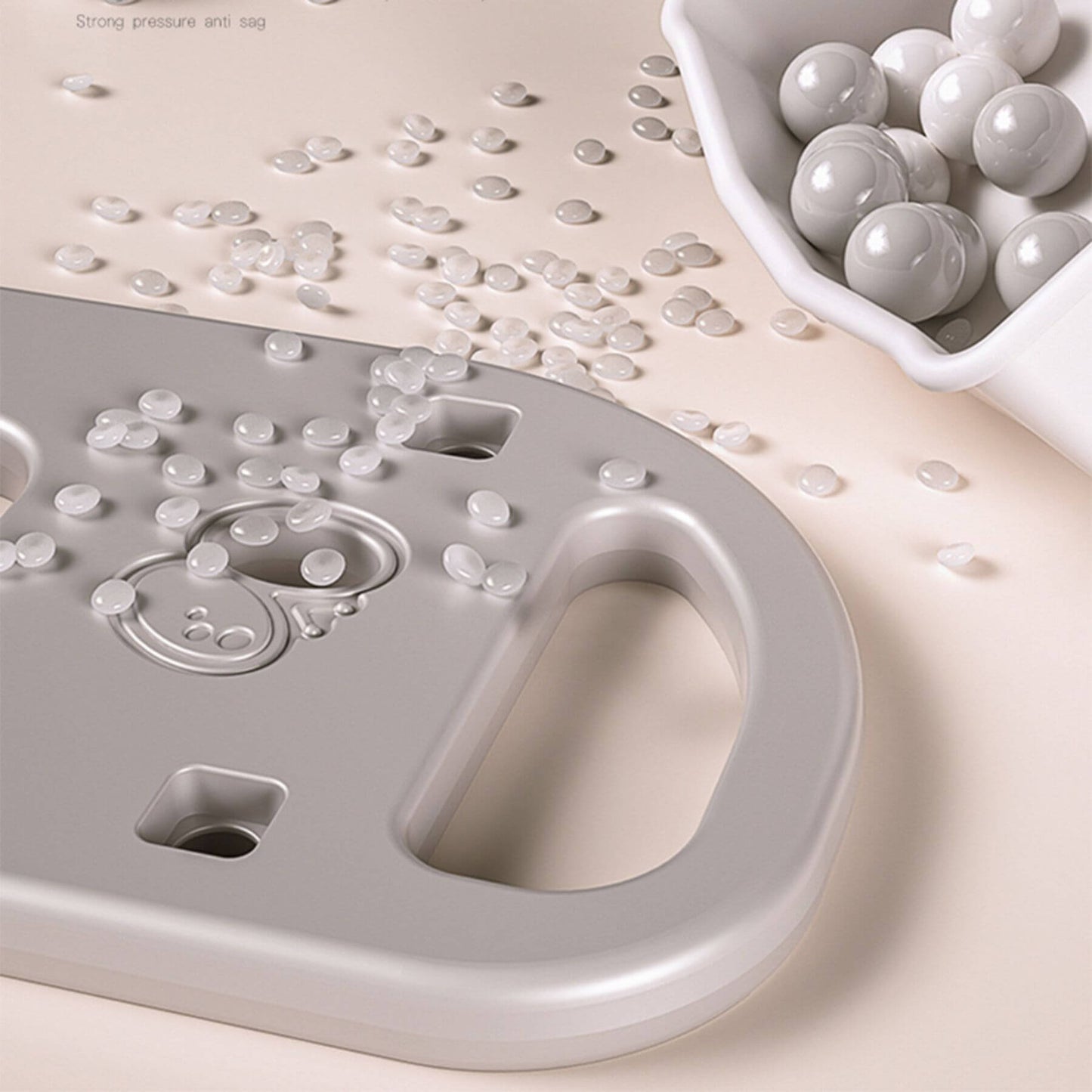 MONTARY Multi-functional Nursery Organizer with 6 Bins, Grey