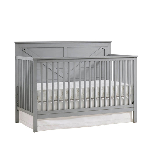 Oxford Baby Montauk 4-in-1 Convertible Crib | Farmhouse Gray