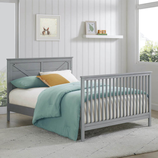 Oxford Baby Montauk Full Bed Conversion Kit | Farmhouse Gray