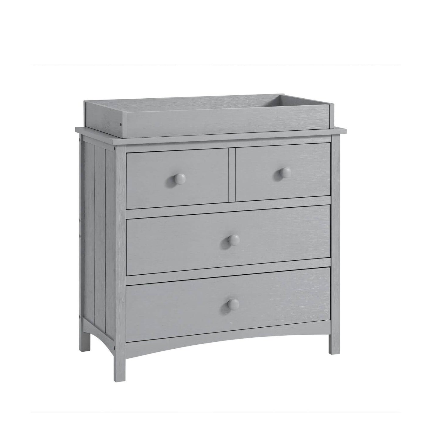 Oxford Baby Montauk Changing Topper For 3-Drawer Dresser | Farmhouse Gray